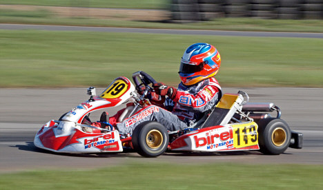 Christian Sørensen har fornuftige muligheder for at slutte i top tre for WSK World 2010.